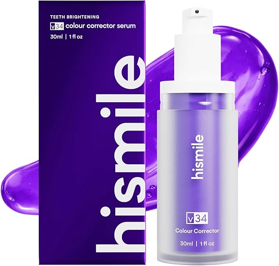 Hismile V34 Colour Corrector — Purple Whitening Toothpaste for a Brighter Smile
